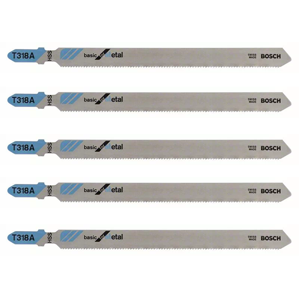 JEU LAMES DE SCIE BOSCH RB - 5ER T 318A