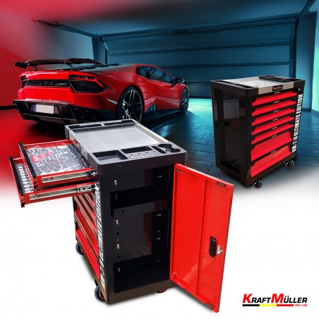 SERVANTE D´ATELIER ROUGE KRAFT MÜLLER