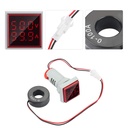 VOYANT LED AD22-22-VAF ROUGE VOLT+AMP+FREQ TOSUN