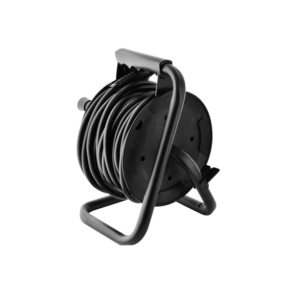 ENROULEUR 25M 4PRISES NOIR 764/ 25N INGELEC