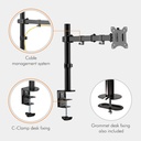 SUPPORT DE BUREAU POUR MONITEUR 8KG