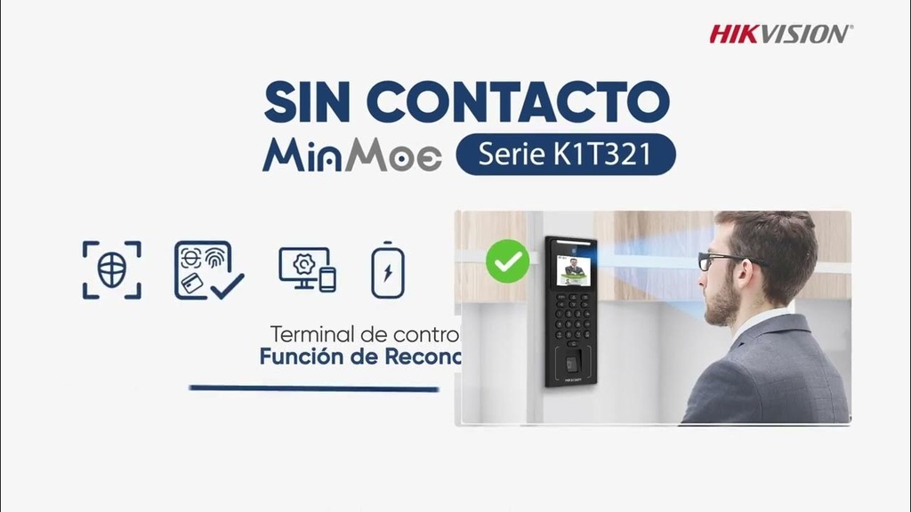 TERMINAL DE RECONNAISSANCE VISAGE HIKVISION