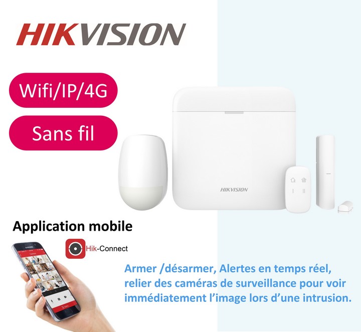 KIT DE PANNEAU DE COMMANDE SANS FIL AX PRO HIKVISION