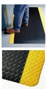 TAPIS ANTIFATIQUE NOIR ET JAUNE 60CMX90CM