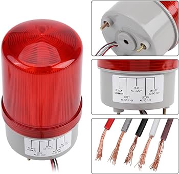 GYROPHARE LED LTD-2071 AVEC AIMANT 12V/24/110/220V ROUGE TOSUN