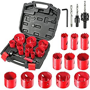 JEU SCIE TREPANS HSS BIMETAL ROC TOOLS 13 PCS