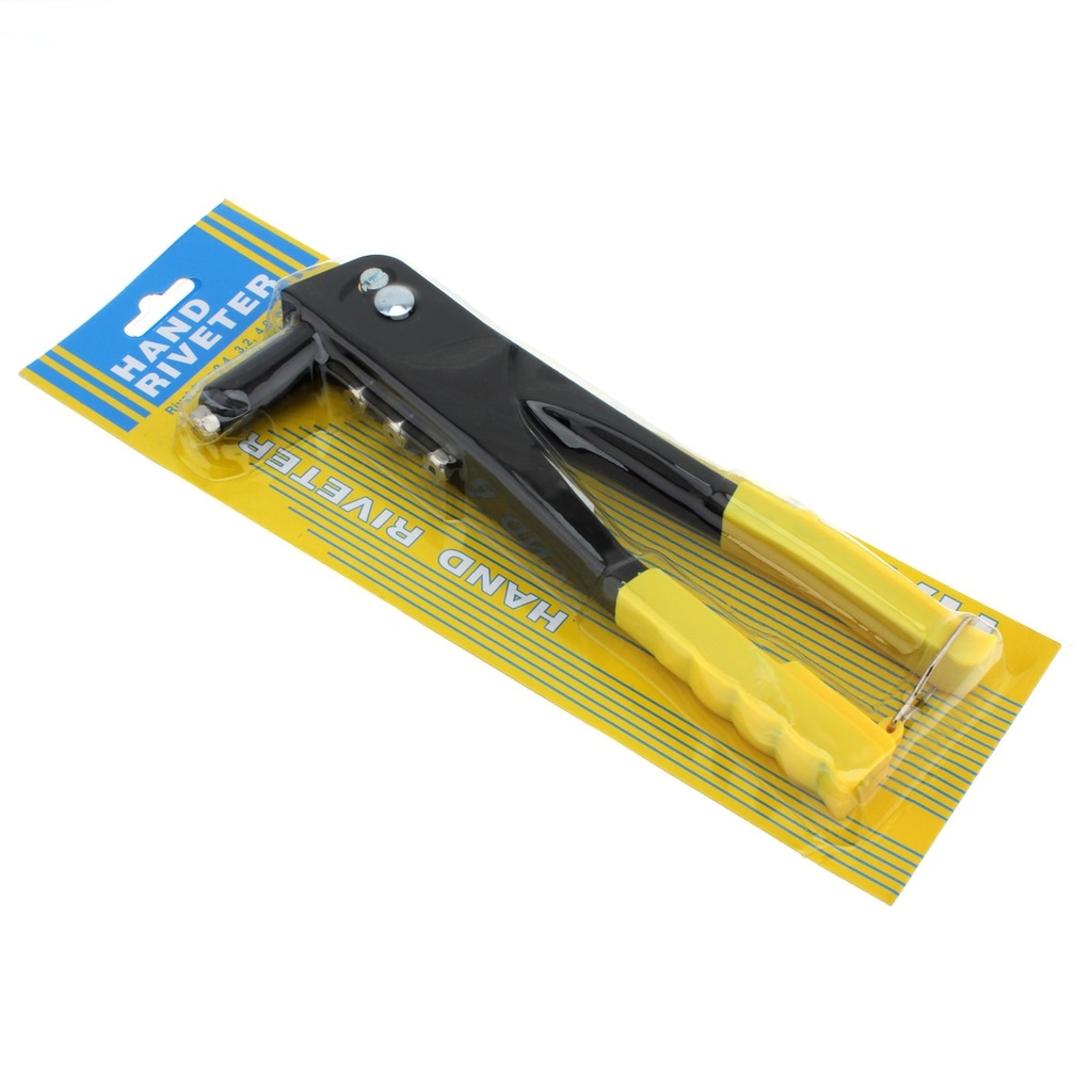 PINCE A RIVET JAUNE BLISTER