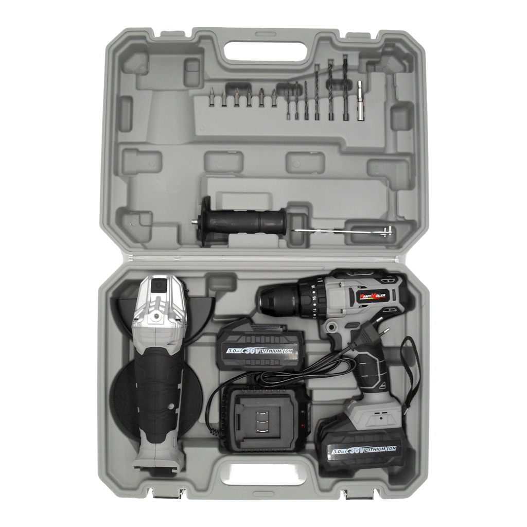 MEULEUSE ET VISEUSE D´ANGLE GRINDER 36V.3.0 KRAFT MÜLLER