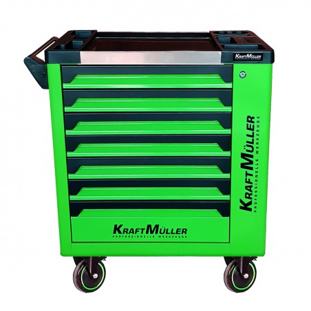 SERVANTE D´ATELIER KM-7/6 399 PCS VERT KRAFT MÜLLER