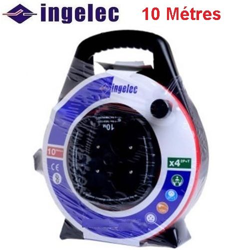 ENROULEUR DOMESTIQUE 10M 1734/ 10 INGELEC