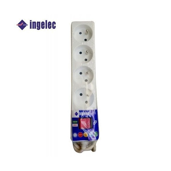 BLOC 6PRISE 2P+T 1714/3 INGELEC