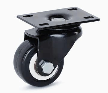 ROULETTE PIVOT SANS FREIN NOIR 50MM