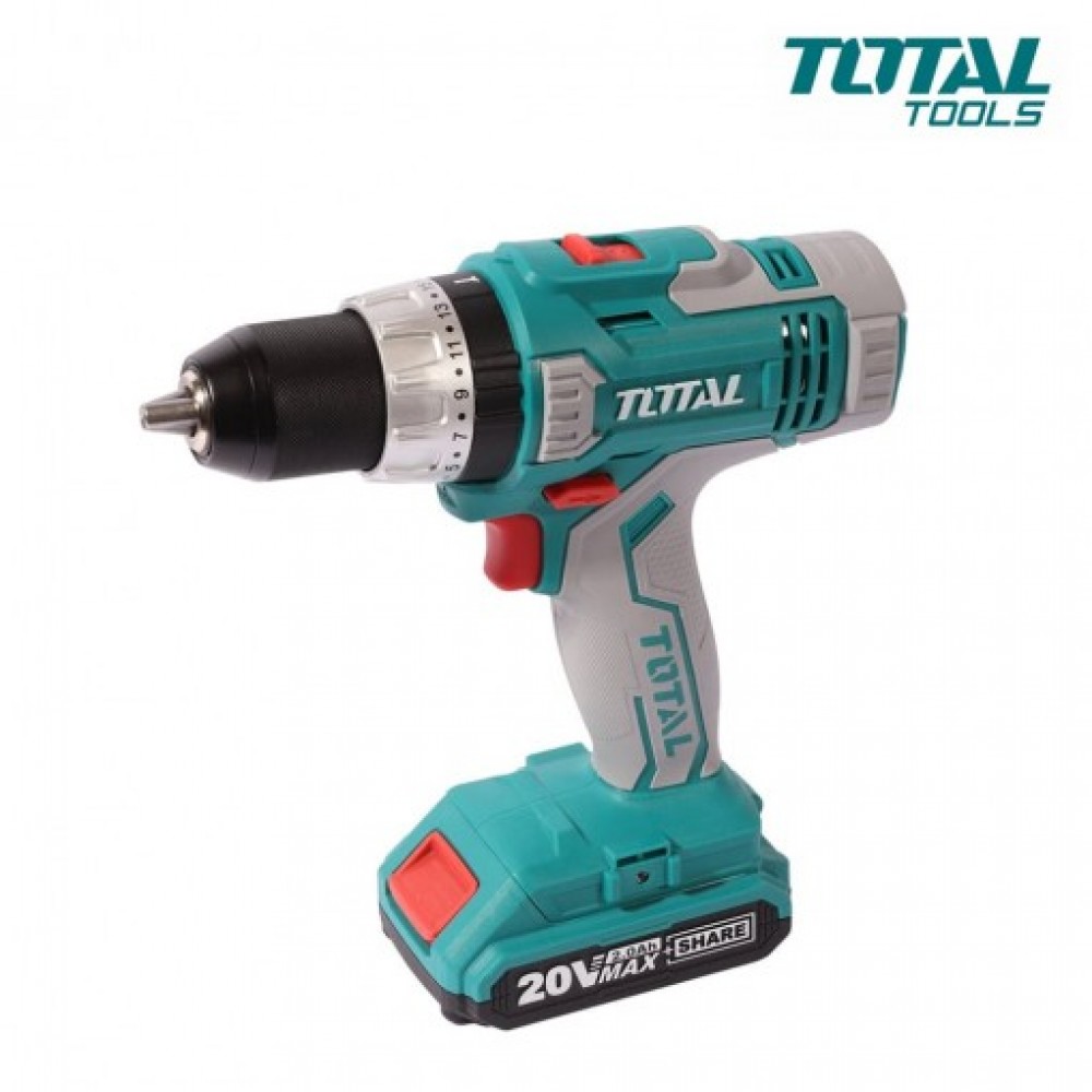 PERCEUSE VISSEUSE SANS FIL 20V 2AH TOTAL