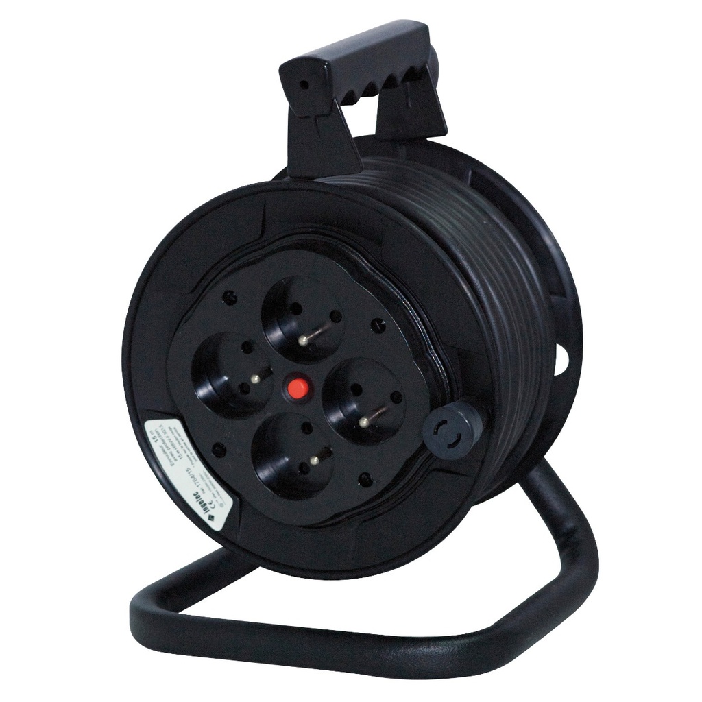 ENROULEUR USAGE PROFESSIONNEL 15M 4P R 1764/15N INGELEC