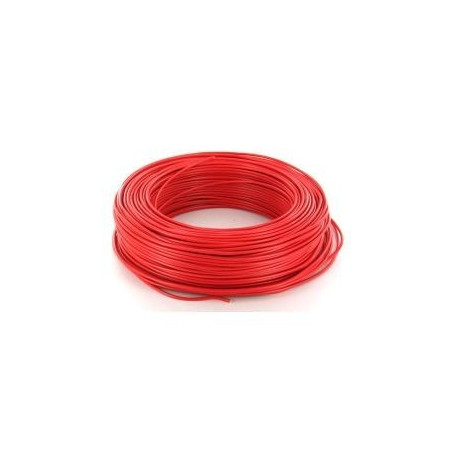 CABLE U500 SV 0.75MM ROUGE 100MT NEXANS H07VKS