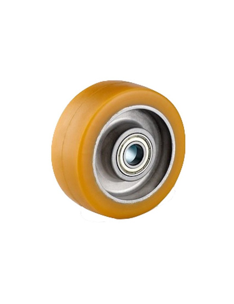 ROUE POLYURETHANNE BLK 125X50/20