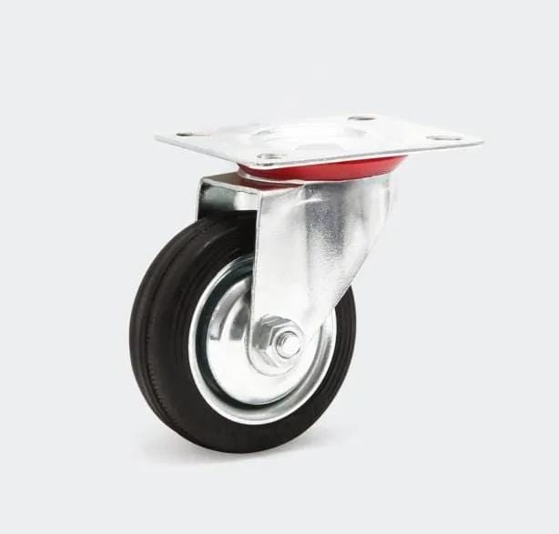 ROULETTES NOIR 75 SANS FREIN