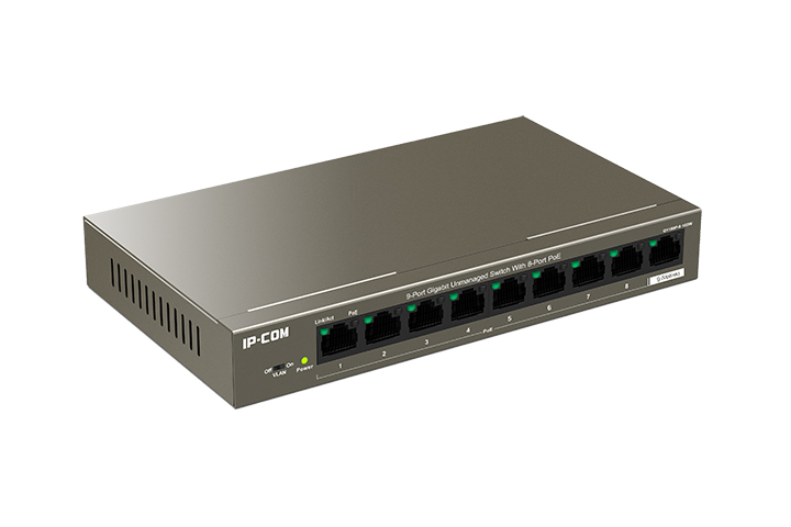 RÉPARTITEUR 9PORTS 8P POE IP-COM