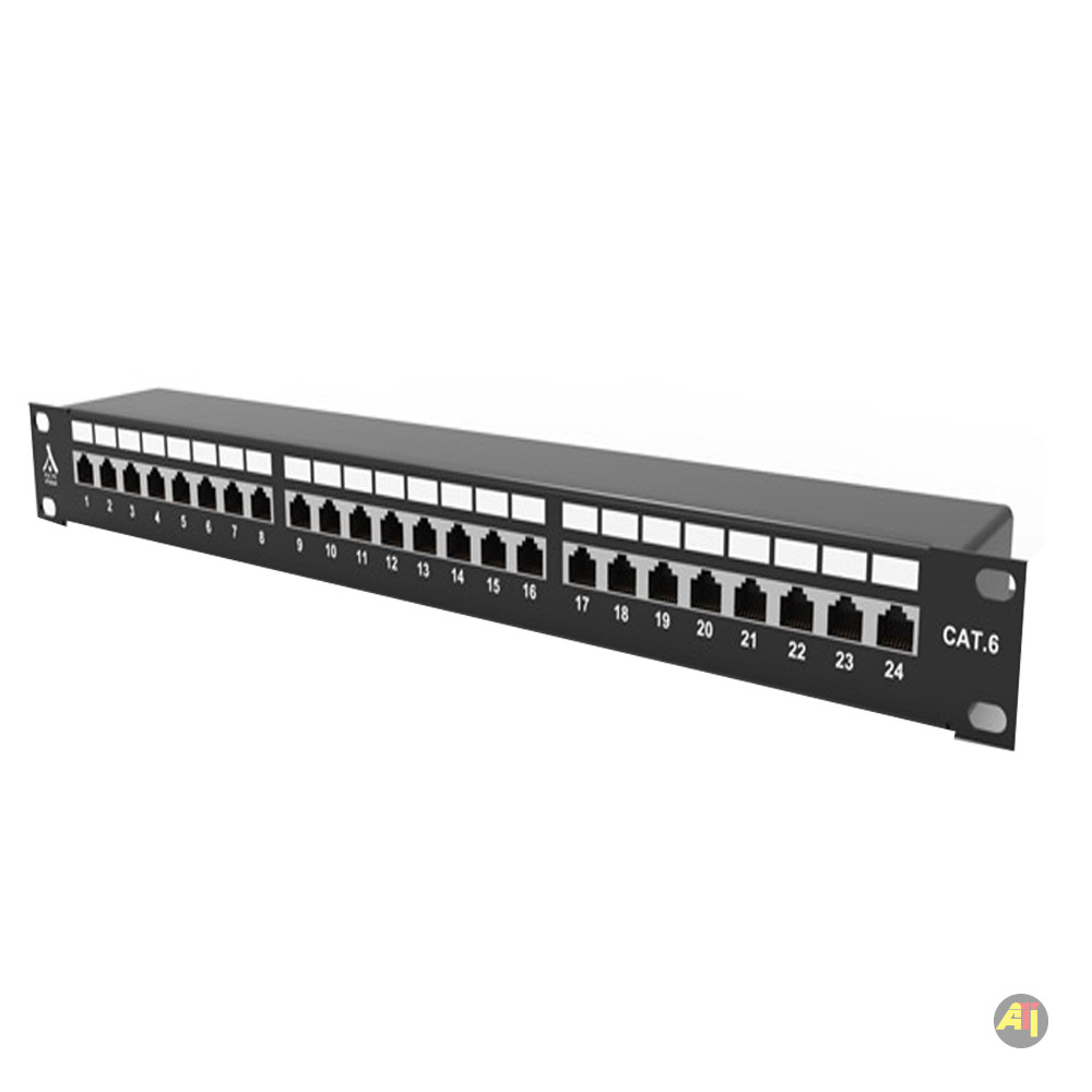 PANNEAU DE BRASSAGE 24PORTS CAT 6