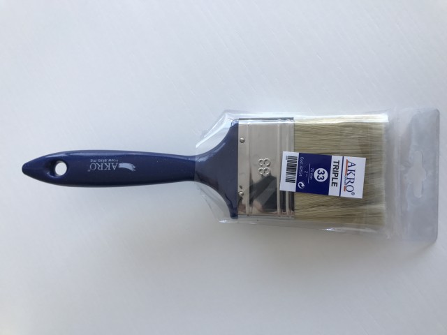 BROSSE AKRO 12  BLEU 25MM
