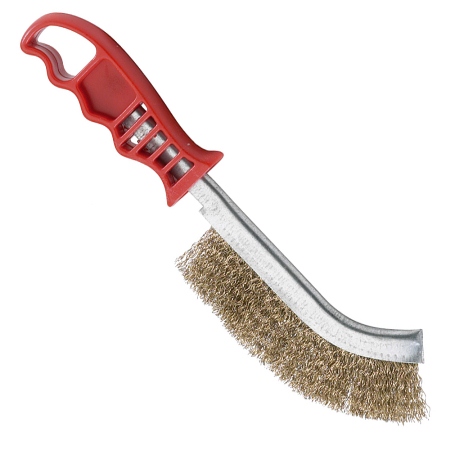 BROSSE METAL AVEC MANCHE NOBEL