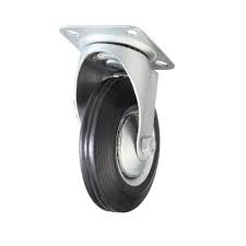 ROULETTES NOIR 160 SANS FREIN