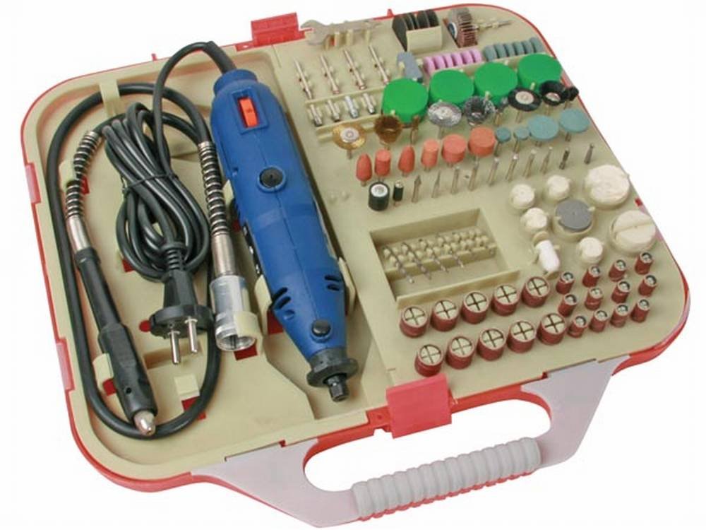 ENSEMBLE DE MINI MEULEUSE ELECTRIQUE -130 W-162 PCS -BWINX