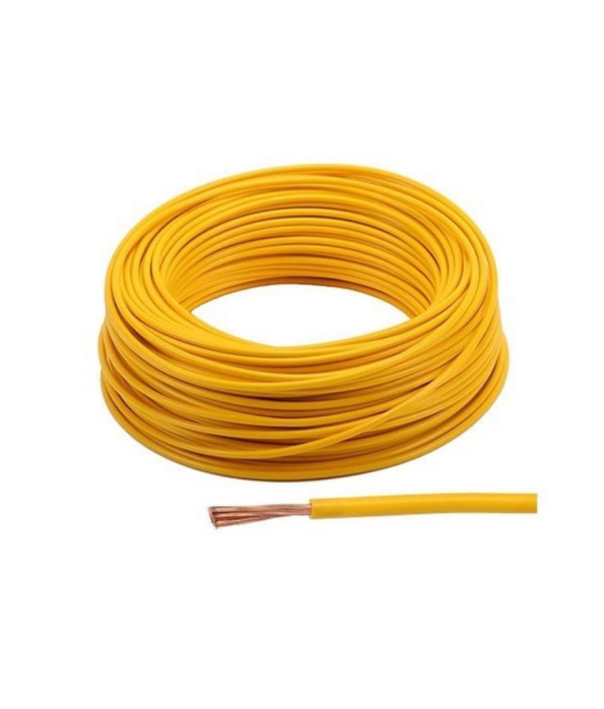 CABLE 1.5 REGIDE U500V JAUNE100MT NEXANS