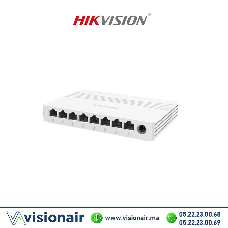Switch HIKVISION 8 ports 10/100/1000 Mbps DS-3E0508D-E