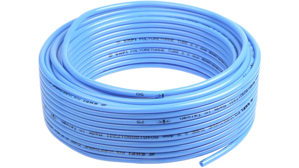 TUYAU D'AIR 4mm BLEU 