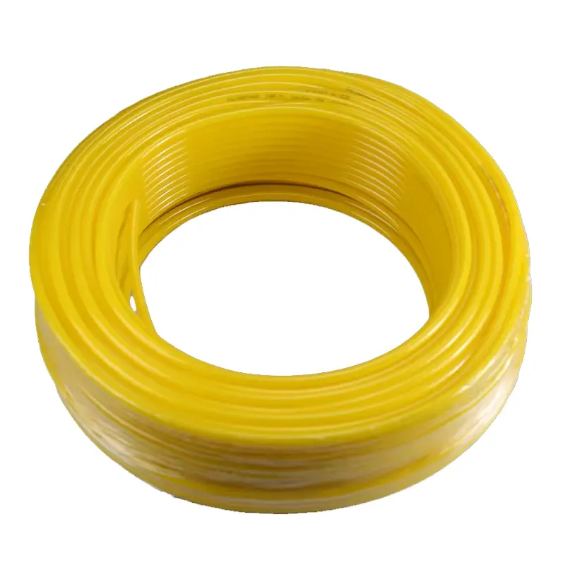 TUYAU D'AIR 4MM JAUNE EN POLYURETHANE