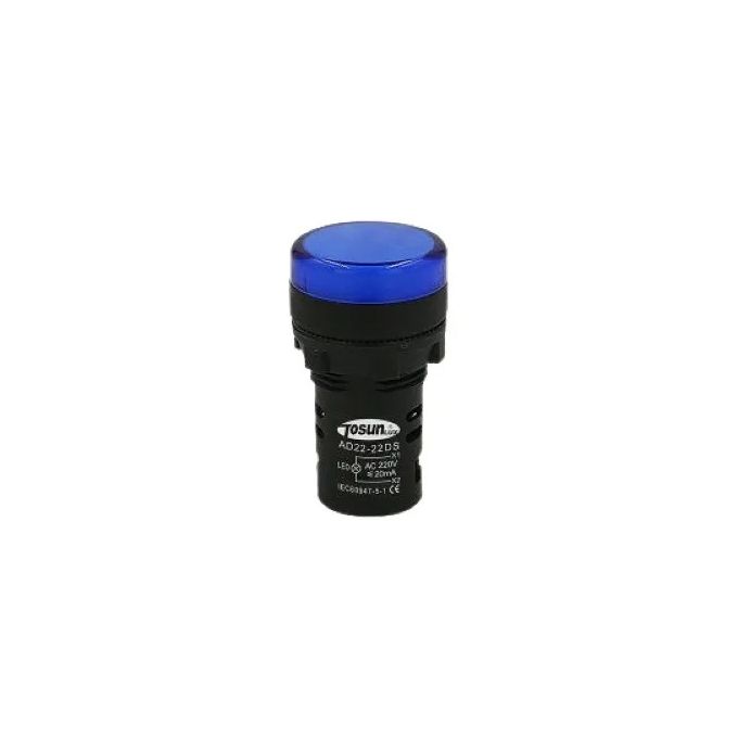VOYANT LED AD 22-22 240V BLEU TOSUN