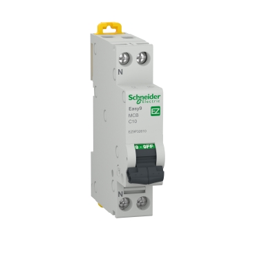 DISJONCTEUR MODULAIRE EASY9 1P+N. 16A SCHNEIDER