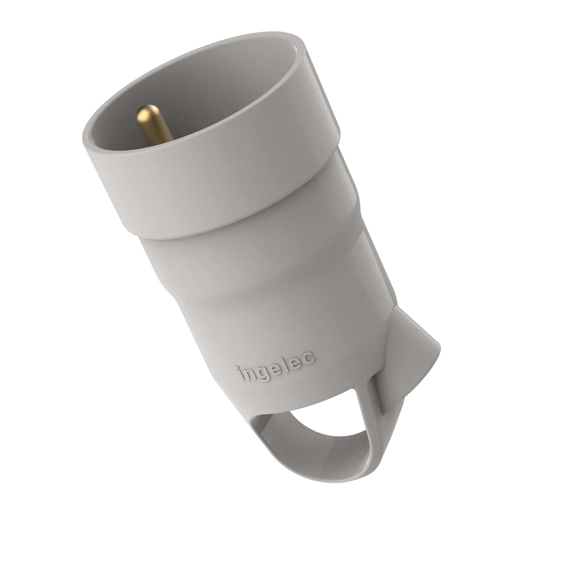 FICHE FEMELLE 2P+T INDUSTRI BLANC   4095S