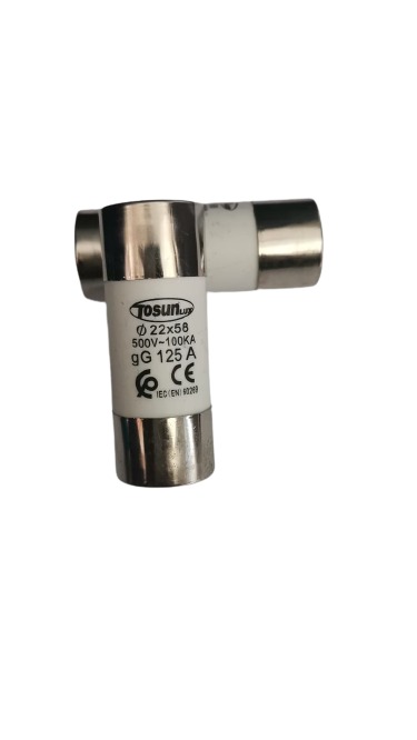 FUSIBLE CARTOUCHE 22X58 - 125A TOSUN