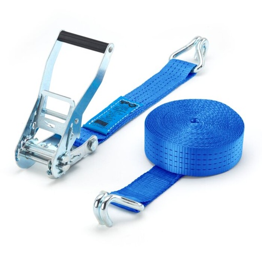 SANGLE D´ARRIMAGE A CLIQUET 50MM 4T-9M BLEU