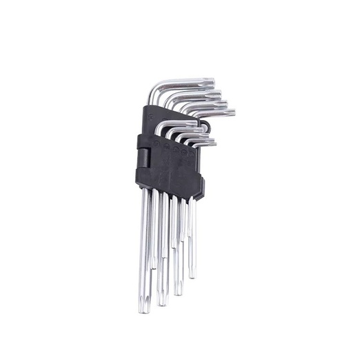JEU CLE TORX 9PCS S/L DOUBLE CARTE