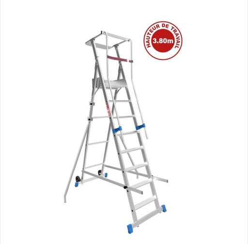ÉCHELLE AVEC PLATEFORME CASFOR 7 - 470X370