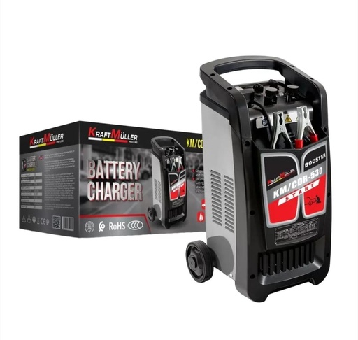 CHARGUR BATTERIE DE VOITURE PORTABLE KRAFT MÜLLER KM/CDR-530 12-24V