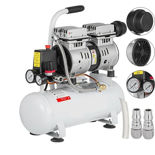 COMPRESSEUR SILENCIEUX 9L-550W