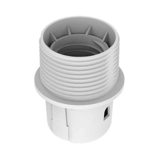 DOUILLE E27 BLANCHE SANS BAGUE INGELEC