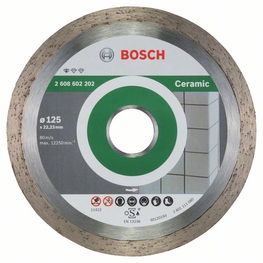 DISQUE DIAMENTEE BOSCH 125MM-22,23MM