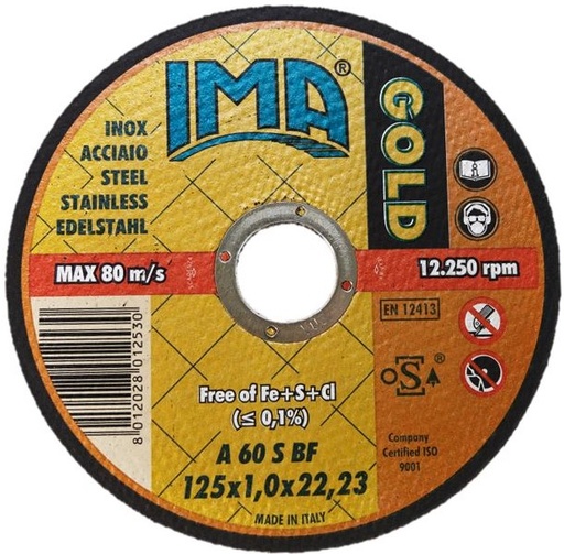 DISQUE DE COUPE IMA 125X1,0