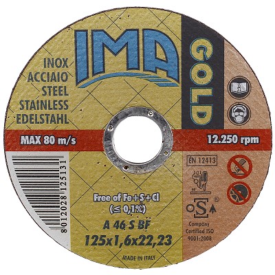 DISQUE DE COUPE IMA 125X1,6