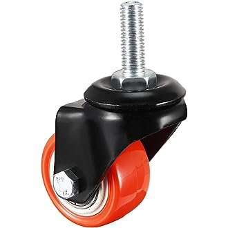 ROULETTE ORANGE PIVOT AVEC TIGE 10
